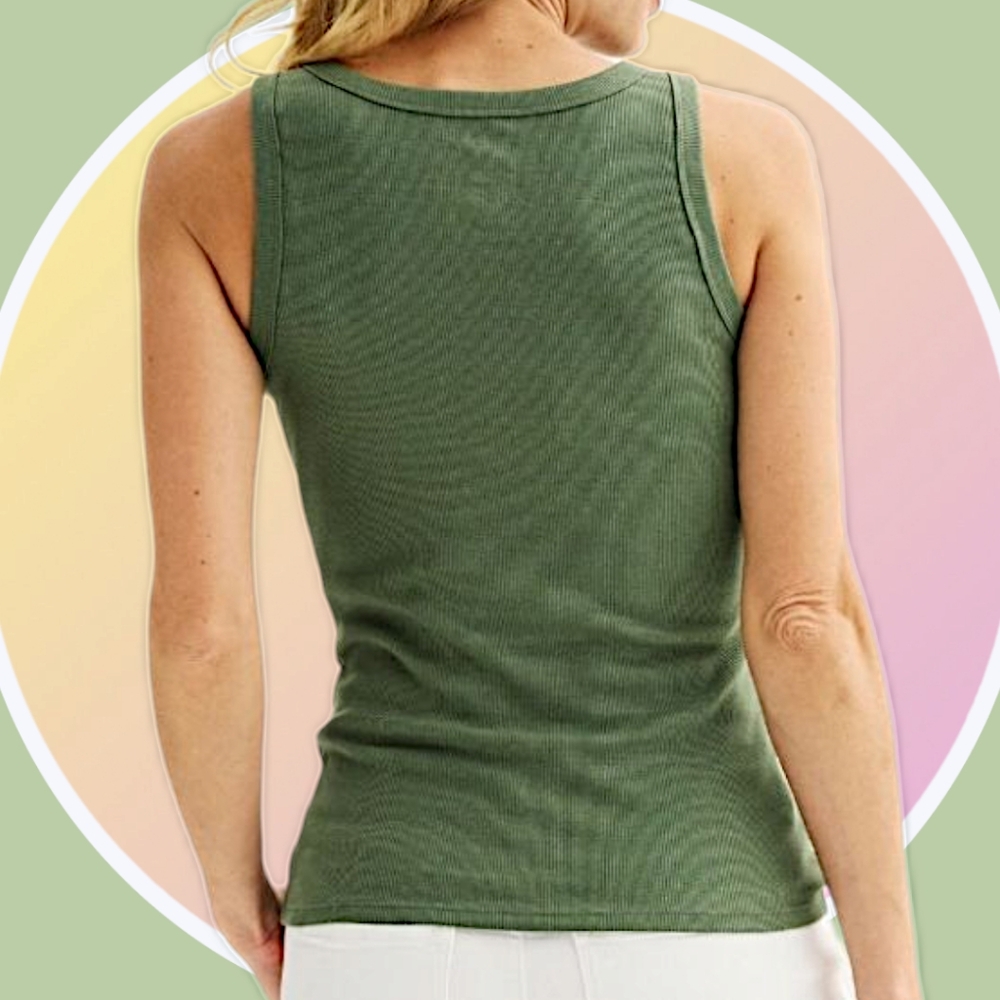 3/$25 NWOT Black Ribbed Crewneck Tank Top (PPE) Bundle & Save - Picture 4 of 6